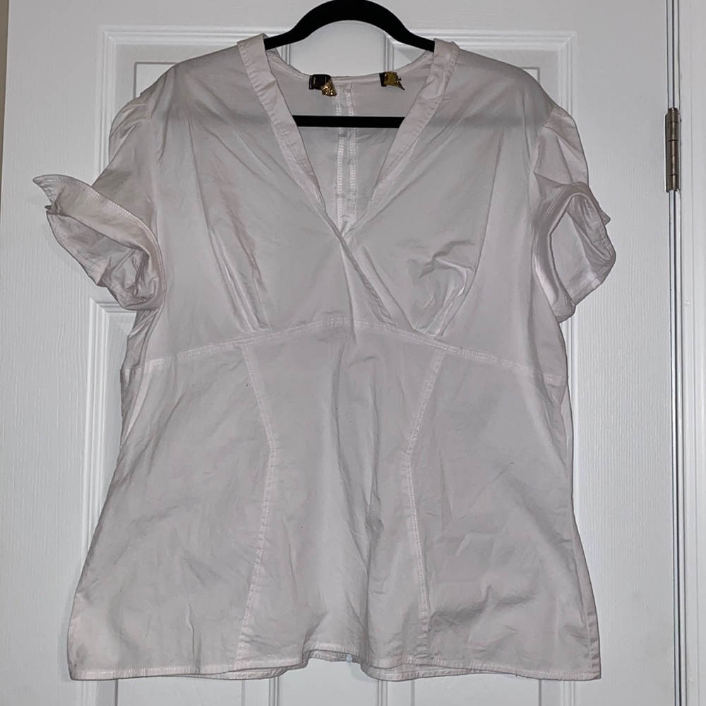 Pinup Girl Clothing/Laura Byrnes top in White